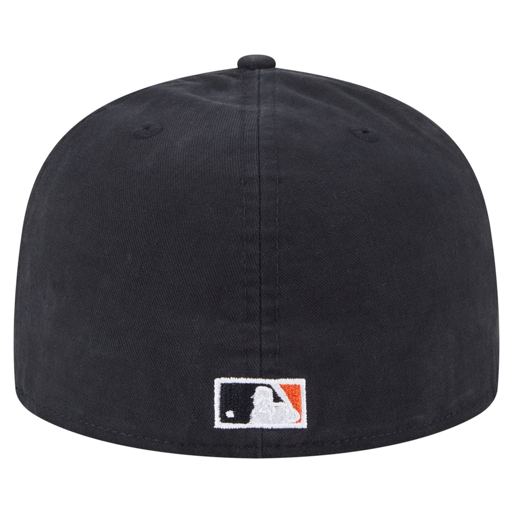  San Francisco Giants New Era Championship Side Flag A-Frame 59FIFTY Fitted Hat - Black